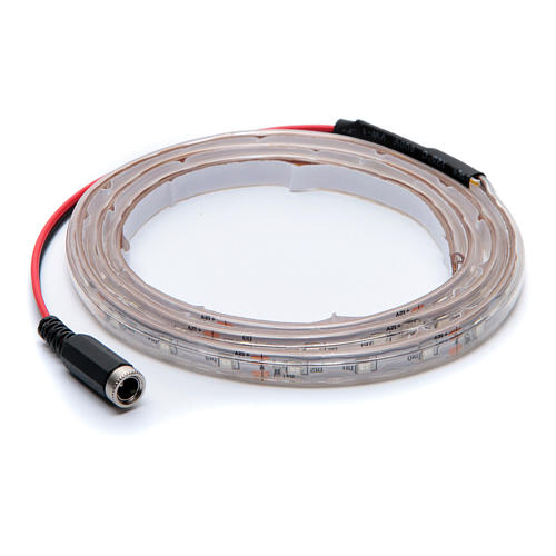 Yellow led strip 1 m 30 led with connector 3