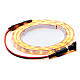 Yellow led strip 1 m 30 led with connector s1