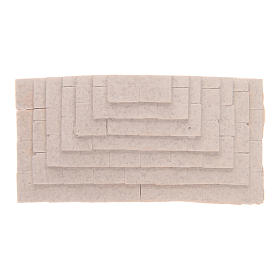 Akcesoria do szopki, akcesoria domowe miniatura: Schody po 3 bokach  żywicy