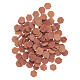 Ladrilhos hexagonais em miniatura resina cor terracota 100 unidades s1