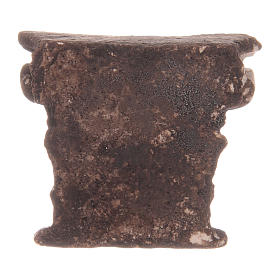 Meio capitel coríntio em resina