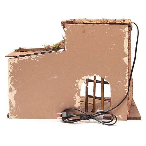 Ambientazione stalla con luce 35x50x25 cm 5