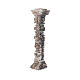 Columna con piedras antiguas de resina 10x5x5 cm s2