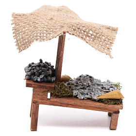 Cibo in miniatura presepe: Banchetto pesciolini 10x10x5 cm