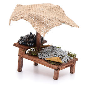 Cibo in miniatura presepe: Banchetto pesciolini 10x10x5 cm