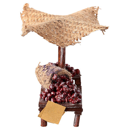 Banchetto castagne 10x10x5 per presepe 10 cm 1