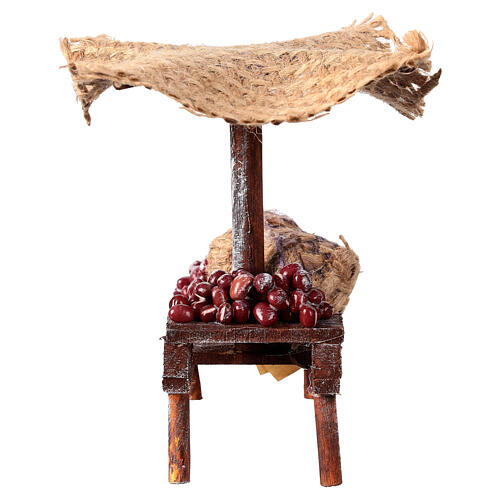 Banchetto castagne 10x10x5 per presepe 10 cm 4