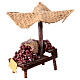 Banchetto castagne 10x10x5 per presepe 10 cm s2