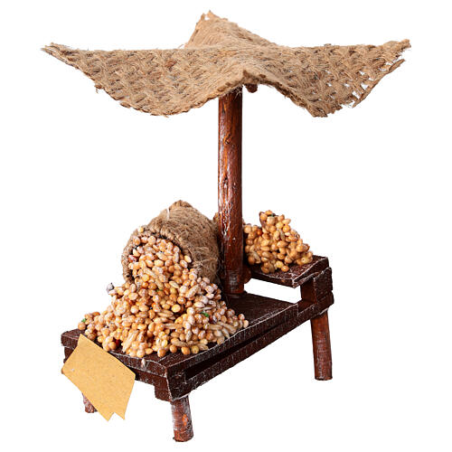 Banchetto grano 10x10x5 per presepe 10 cm 2
