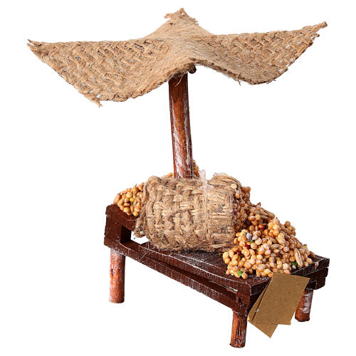 Banchetto grano 10x10x5 per presepe 10 cm 3