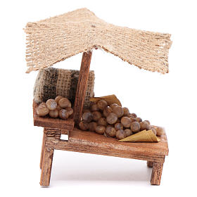Stall with potatoes for DIY nativities