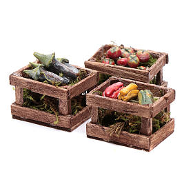 Gemüse-Körbe Set zu 3 Stück für DIY-Krippe