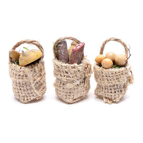 Eggs and sausage baskets 3 pieces