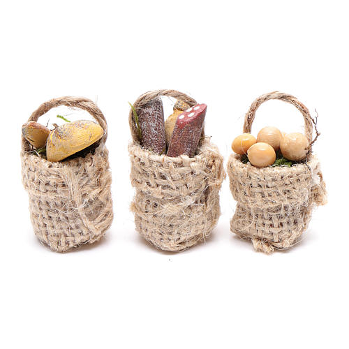 Eggs and sausage baskets 3 pieces 1