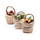 Baskets of vegetables 3 pcs s2