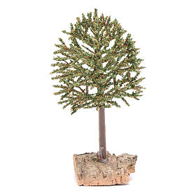 Albero su roccia per presepe fai da te 16 cm