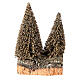 Nativity scene setting two pines on rock s1
