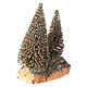 Nativity scene setting two pines on rock s3