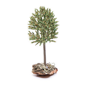 Alberello su roccia per presepe 12 cm