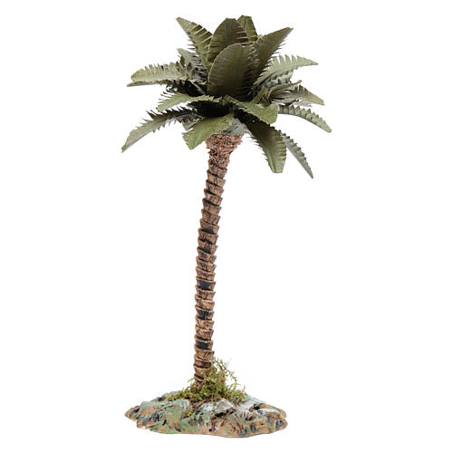 Palme mit Stamm aus Kunstharz 15 cm hoch für DIY-Krippe 1