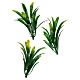Cespugli con foglie lunghe 3 pz s2