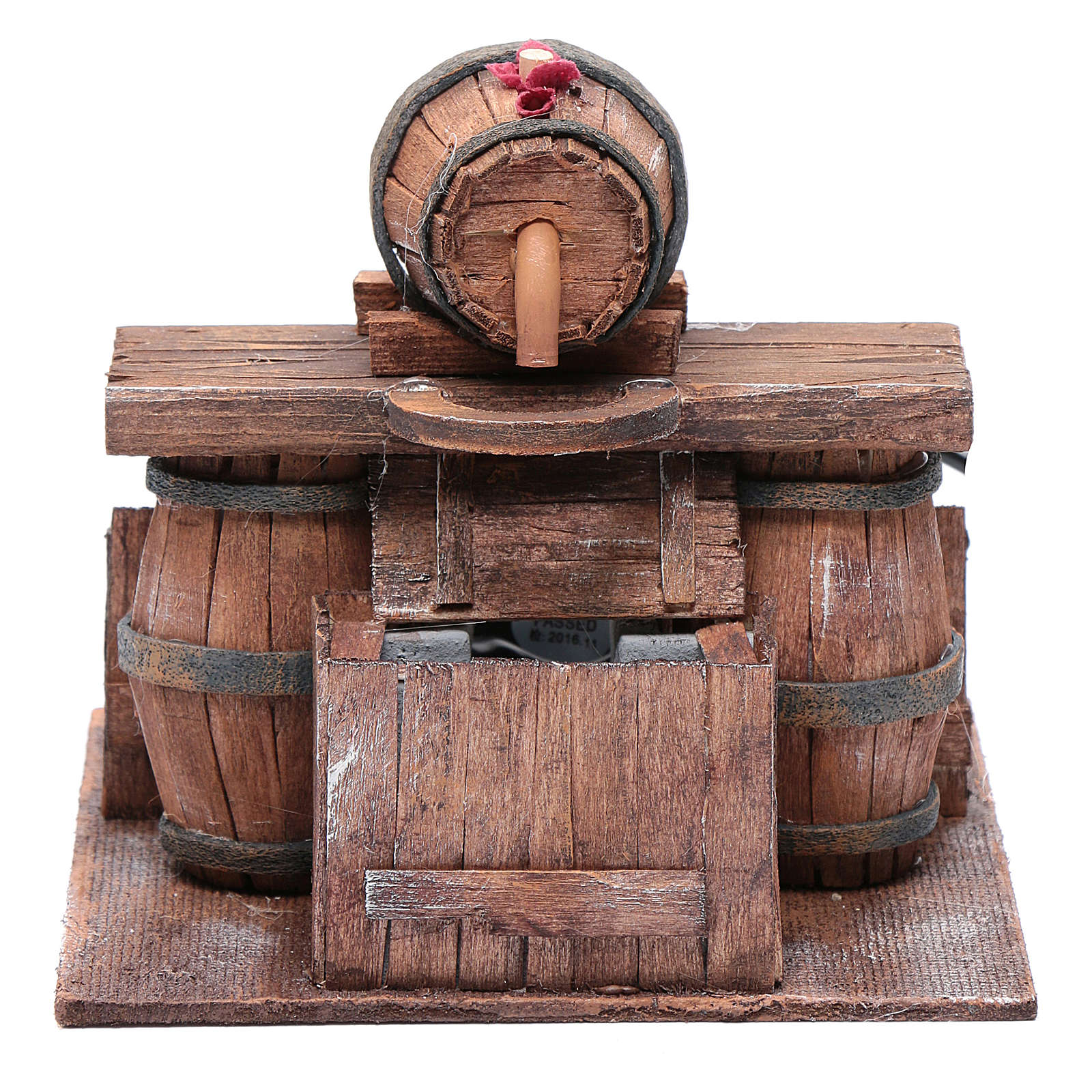 Keller mit Fass und Wasserpumpe 15x15x15cm | Online Verfauf auf HOLYART