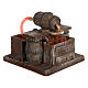 Cellar with barrel and water pump 15x15x15 cm s5