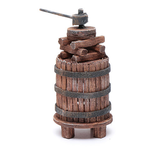 Nativity scene wine press 11,5 cm 2