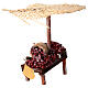Banchetto con castagne per presepe 12 cm 15x5x10 s2