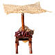 Banchetto con castagne per presepe 12 cm 15x5x10 s4