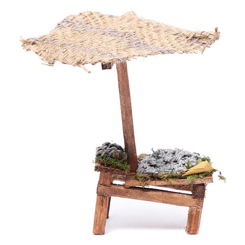 Stand mit Fischen 15x5x10cm für Krippe 1