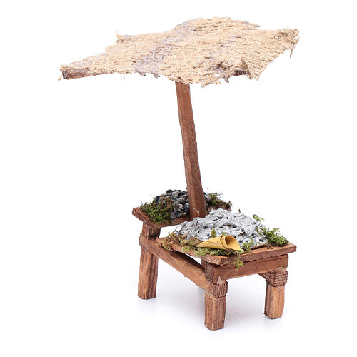 Stand mit Fischen 15x5x10cm für Krippe 2