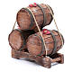 Tres barriles de madera 20x15x10 cm s2
