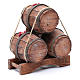 Tres barriles de madera 20x15x10 cm s3