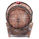 Nativity scene barrel on base 15x10x15 cm s1