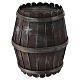 Nativity scene wooden barrel 15 cm s1
