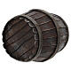Tonneau en bois pour crèche 15 cm s3