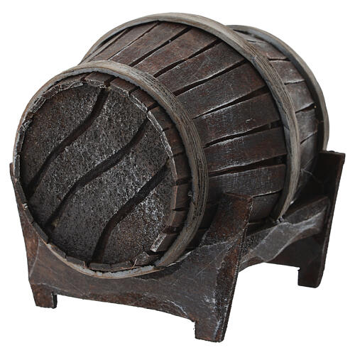 Liegender Fass für Krippe 10x10x10cm 3