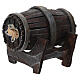 Nativity scene lying wooden barrel 5x5x5 cm s2