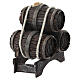Nativity scene stacked up barrels  10x10x5 cm s4