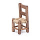 DIY wooden chair 4 cm for Neapolitan nativity scene s2