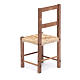 Cadeira madeira e corda 12 cm presépio napolitano s3