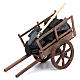 Cart with coal and shovel for Neapolitan nativity scene s1