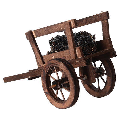 Cart with grapes for Neapolitan nativity scene 3