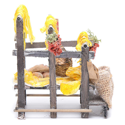 Banchetto con pasta e sacchi presepe napoletano 1