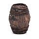 Wood barrel for Nativity scene 6 cm s2
