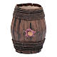 Wooden barrel sized 9 cm for Neapolitan nativity scene s1