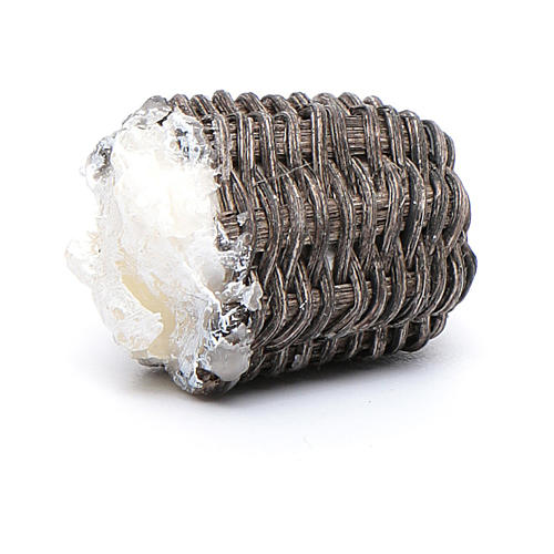 Ricotta-Käse im Korb neapolitanische Krippe 2