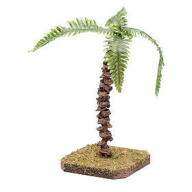 Palmier avec feuilles à modeler 13 cm pour crèche