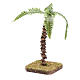 Palmier avec feuilles à modeler 13 cm pour crèche s2